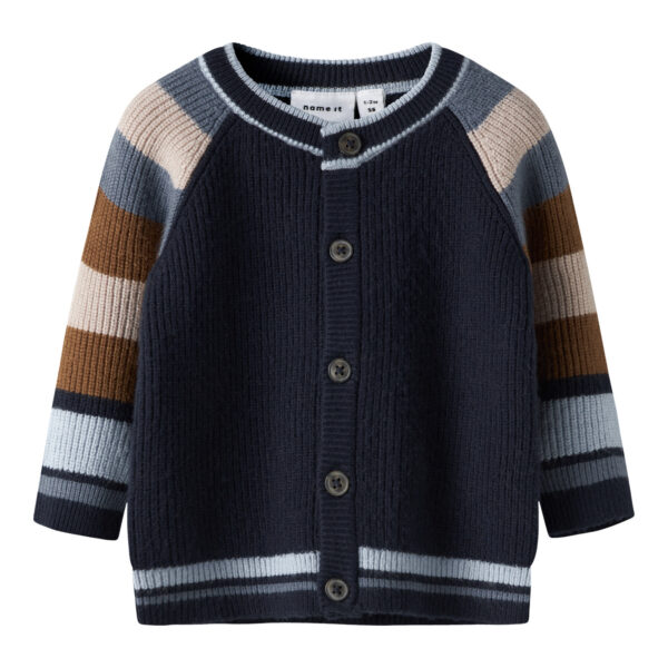 NAME IT Strik Cardigan Sand Navy Blazer