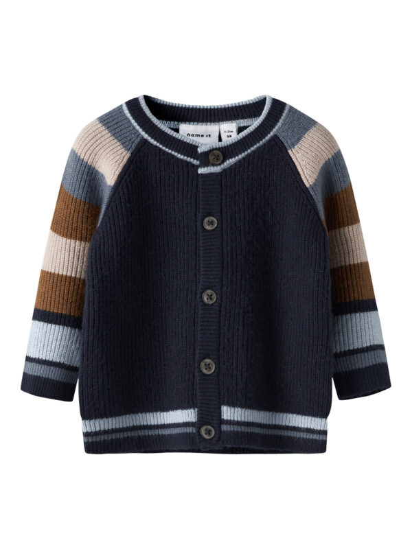 NAME IT Strik Cardigan Sand Navy Blazer
