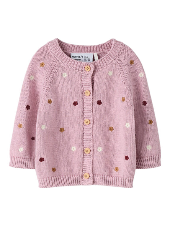 NAME IT Strik Cardigan Tiflow Dawn Pink NAME IT Strik Cardigan Tiflow Dawn Pink