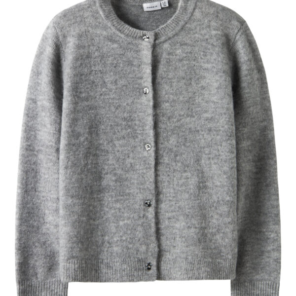 NAME IT Strik Cardigan Tika Grey Melange