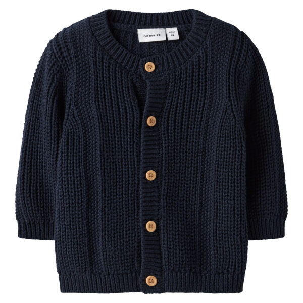 NAME IT Strik Cardigan Trip Navy Blazer