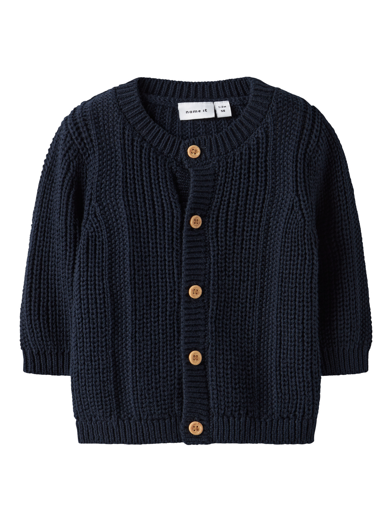 NAME IT Strik Cardigan Trip Navy Blazer