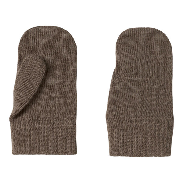 NAME IT Strik Handsker Magic Mittens Fossil