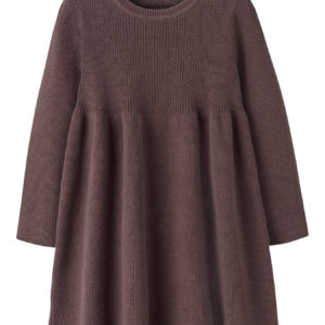 NAME IT Strik Kjole Olivine Peppercorn