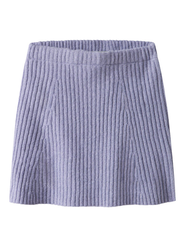 NAME IT Strik Nederdel Tarin Lavender Gray