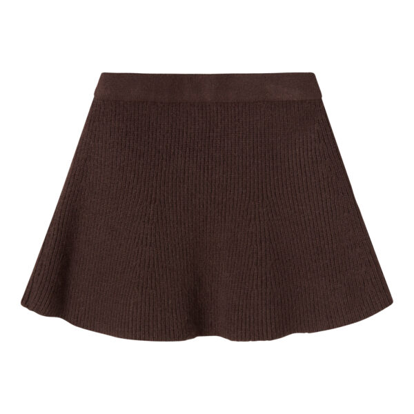 NAME IT Strik Nederdele Nilla Seal Brown