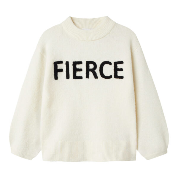 NAME IT Strik Trøje Odessa Cloud Dancer