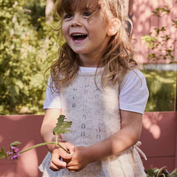 NAME IT Strik Vest Desta Peyote Melange