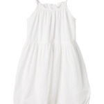 NAME IT Strop Kjole Jinku Baloon Bright White