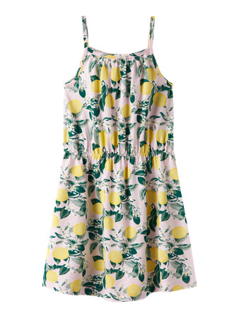NAME IT Strop Kjole Vigga Ballerina Lemon Peach