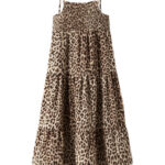 NAME IT Strop Kjole Vinaya Black Leopard