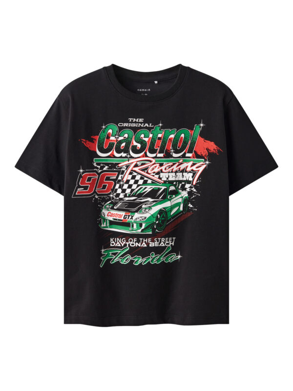 NAME IT T-Shirt Castrol Nuru Black NAME IT T-Shirt Castrol Nuru Black