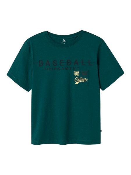NAME IT T-Shirt Dennim Forest Biome