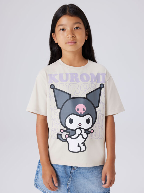 NAME IT T-Shirt Dykra Kuromi Pumice Stone NAME IT T-Shirt Dykra Kuromi Pumice Stone