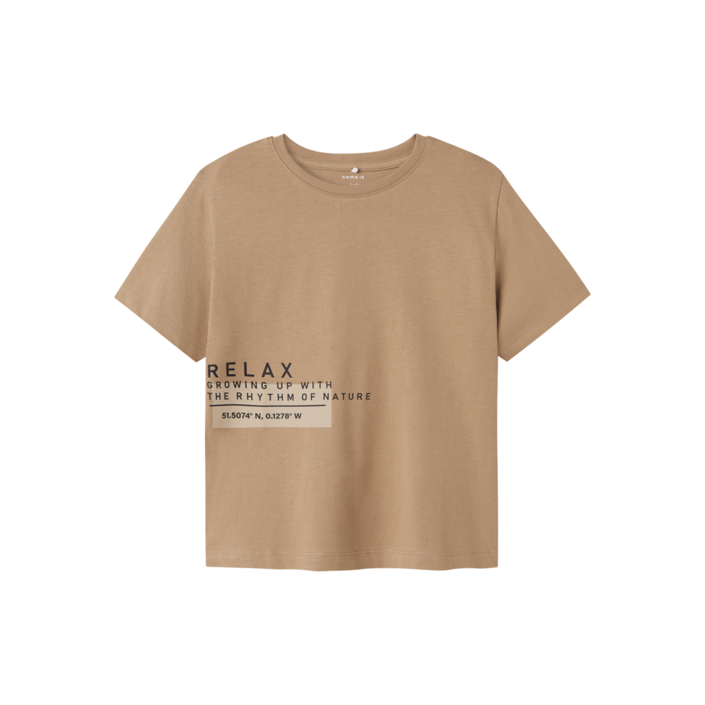 NAME IT T-Shirt Nosune Weathered Teak NAME IT T-Shirt Nosune Weathered Teak