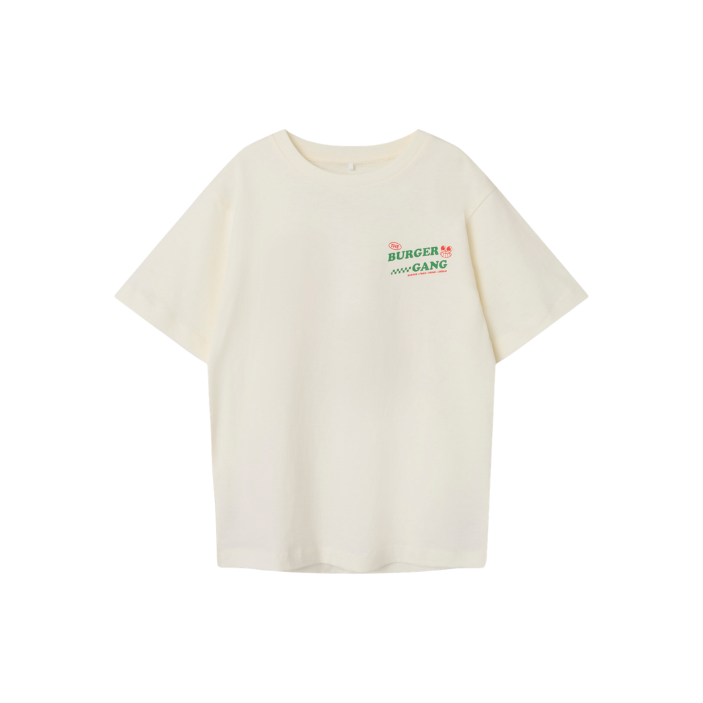 NAME IT T-Shirt Overyn Cloud Dancer Burger NAME IT T-Shirt Overyn Cloud Dancer Burger