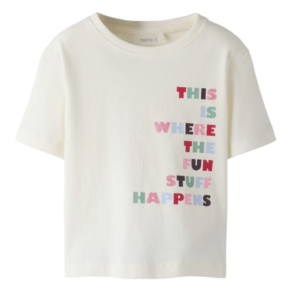NAME IT T-shirt Belina Gardenia