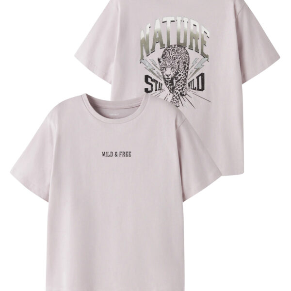 NAME IT T-shirt Beoa Lilac Marble