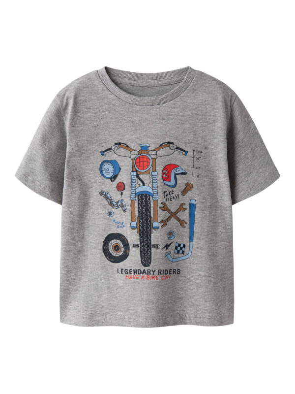 NAME IT T-shirt Bo Grey Melange NAME IT T-shirt Bo Grey Melange