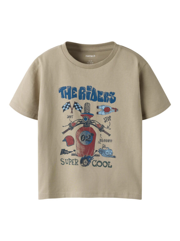 NAME IT T-shirt Bo Vintage Khaki NAME IT T-shirt Bo Vintage Khaki