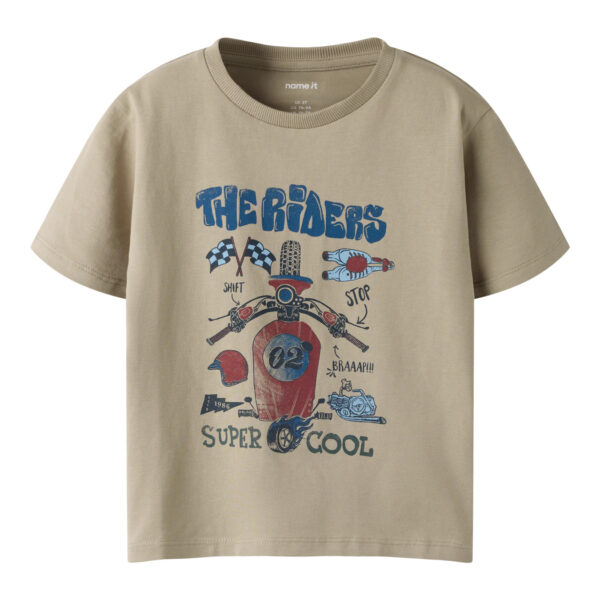 NAME IT T-shirt Bo Vintage Khaki