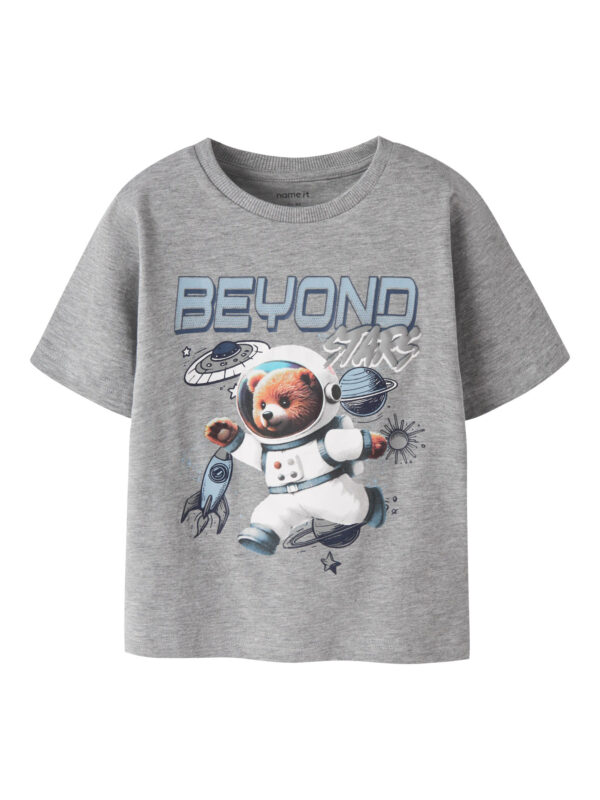 NAME IT T-shirt Difus Grey Melange