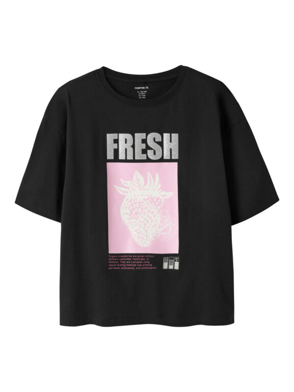 NAME IT T-shirt Falkaz Black