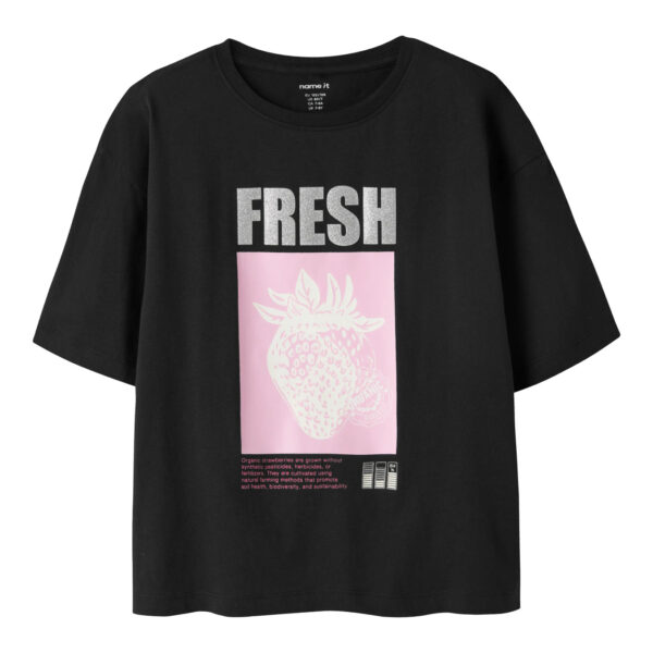 NAME IT T-shirt Falkaz Black