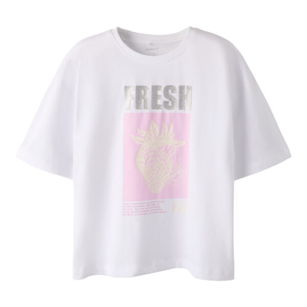 NAME IT T-shirt Falkaz Bright White
