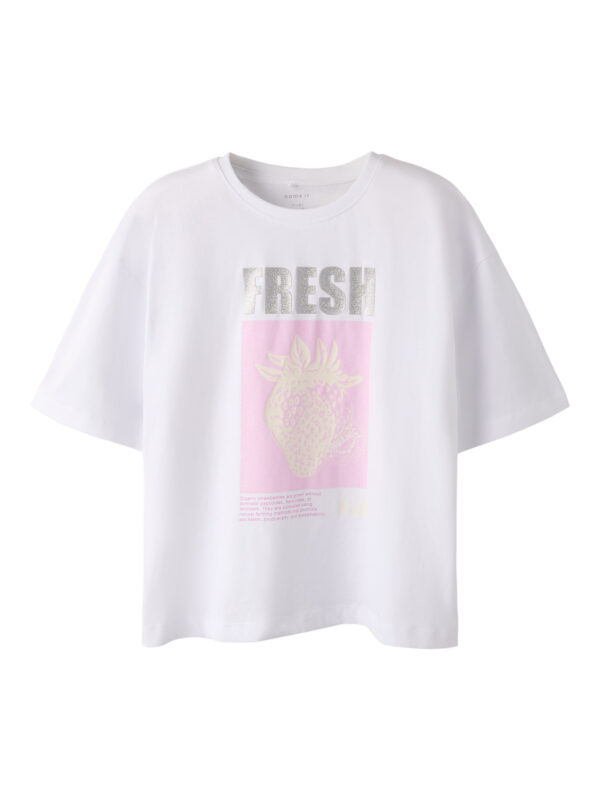 NAME IT T-shirt Falkaz Bright White