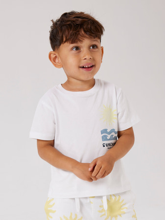 NAME IT T-shirt Fome Bright White