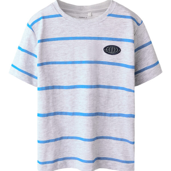 NAME IT T-shirt Fritz Light Grey Melange