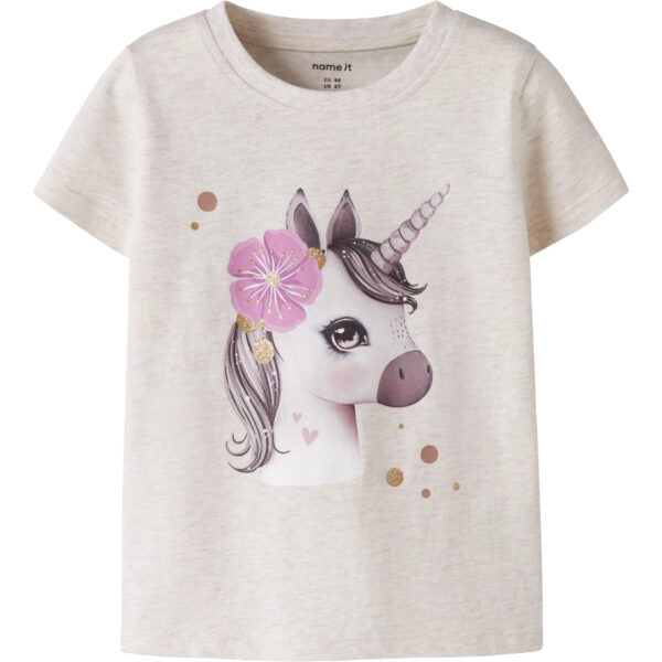 NAME IT T-shirt Jalisara Peyote Melange