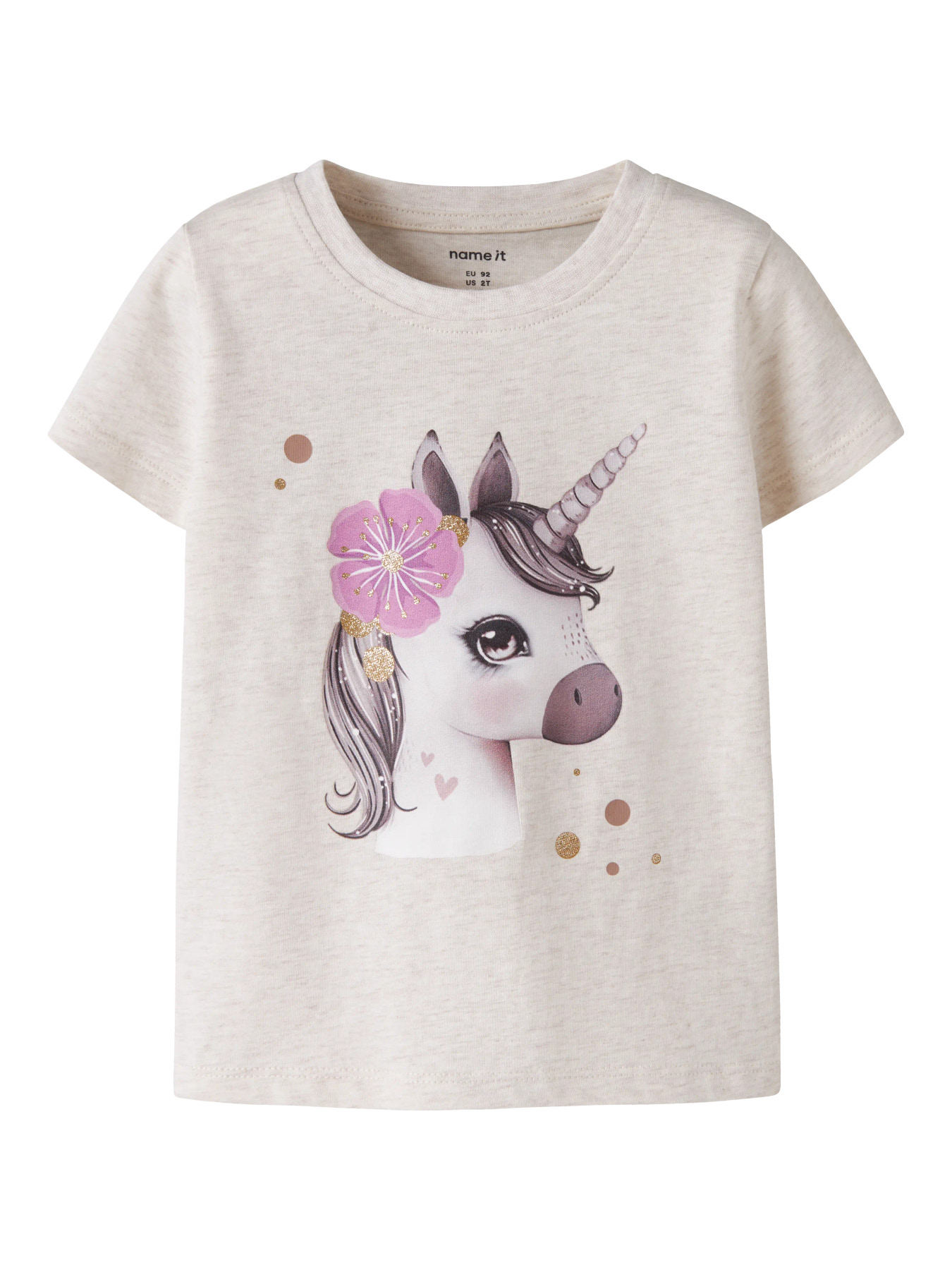 NAME IT T-shirt Jalisara Peyote Melange