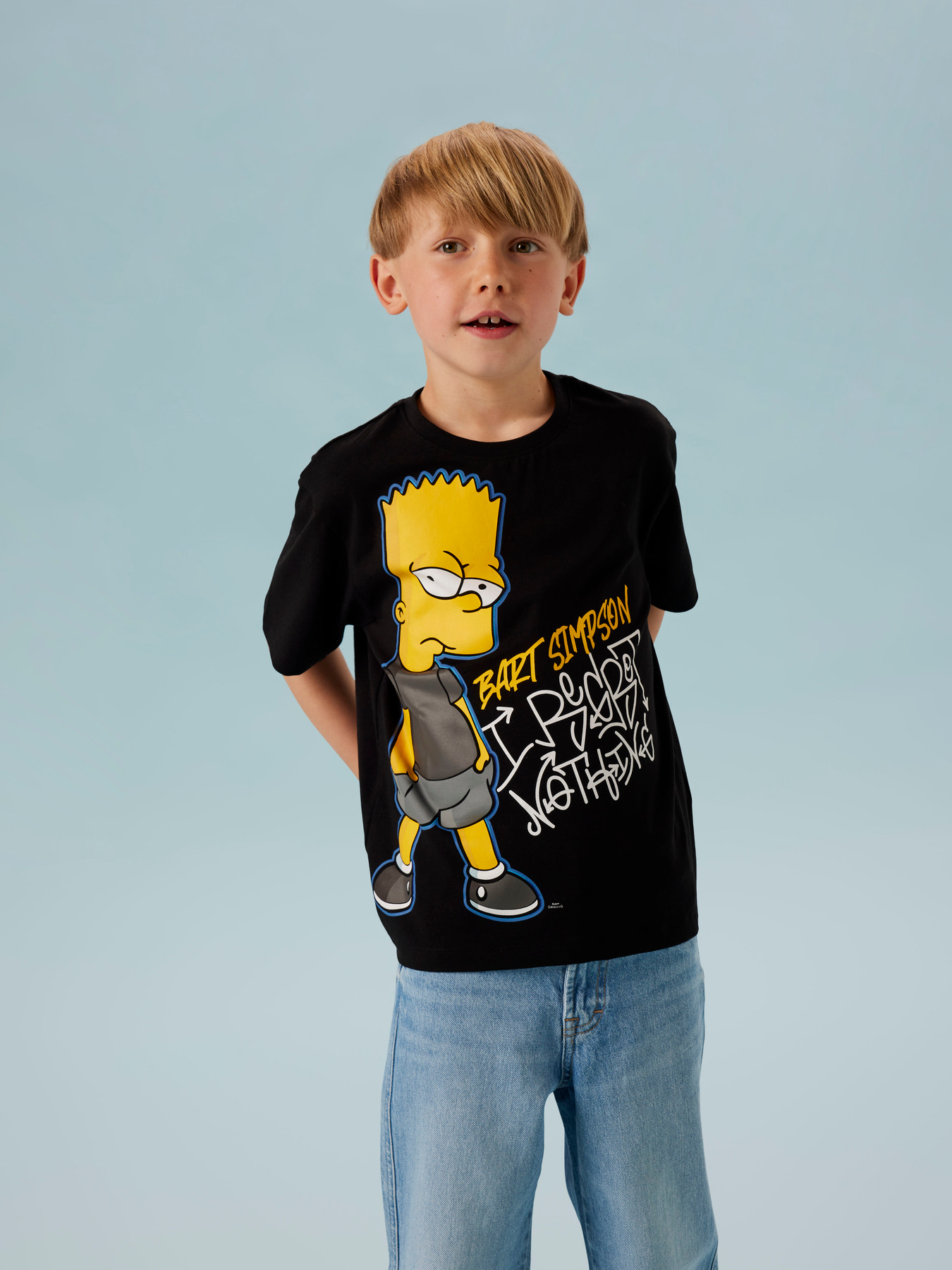 NAME IT T-shirt Juda Simpsons Black