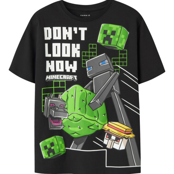 NAME IT T-shirt Juke Minecraft Black
