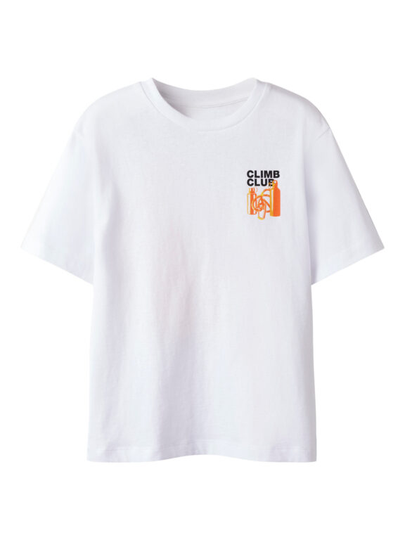NAME IT T-shirt Kaspes Bright White Climb NAME IT T-shirt Kaspes Bright White Climb