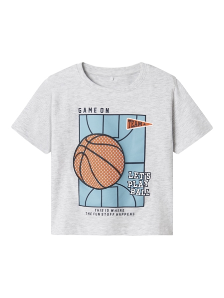 NAME IT T-shirt Keith Light Grey Melange NAME IT T-shirt Keith Light Grey Melange