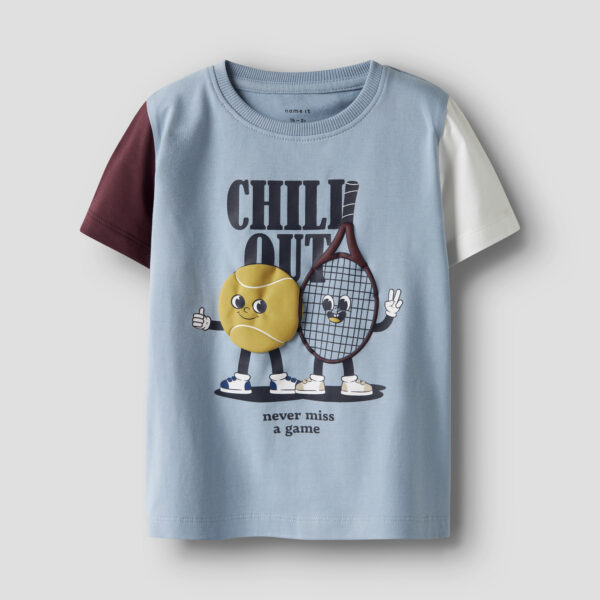 NAME IT T-shirt Kyler Dusty Blue