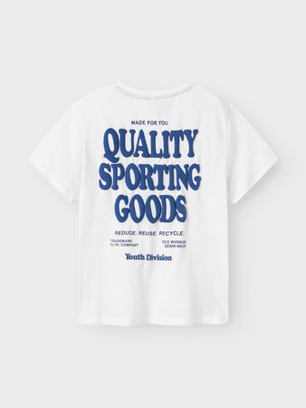 NAME IT T-shirt Lawson Bright White