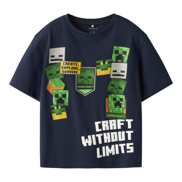 NAME IT T-shirt Minecraft Nels Navy Blazer