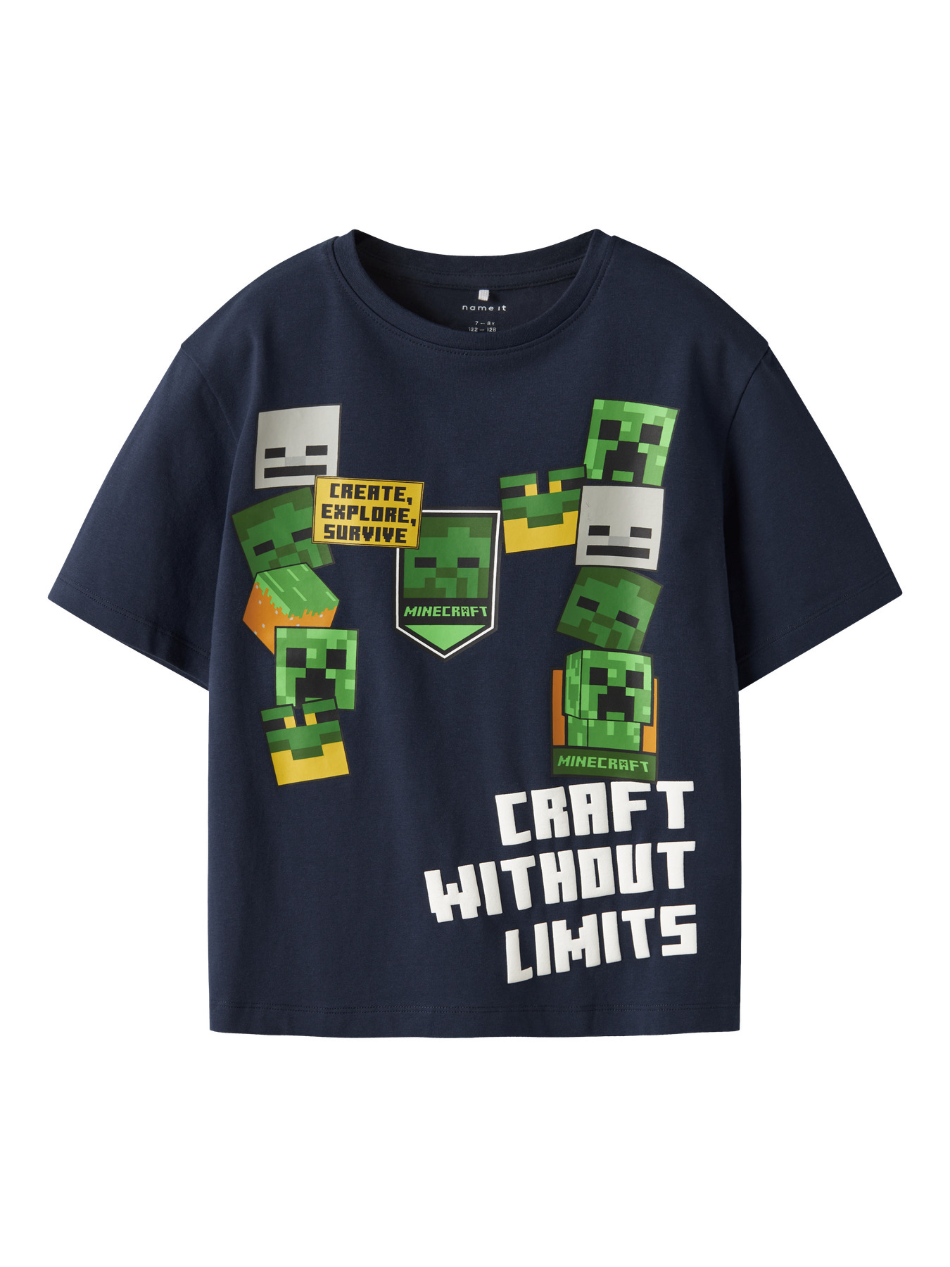 NAME IT T-shirt Minecraft Nels Navy Blazer NAME IT T-shirt Minecraft Nels Navy Blazer