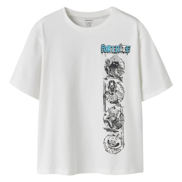 NAME IT T-shirt Mod Fortnite Bright White