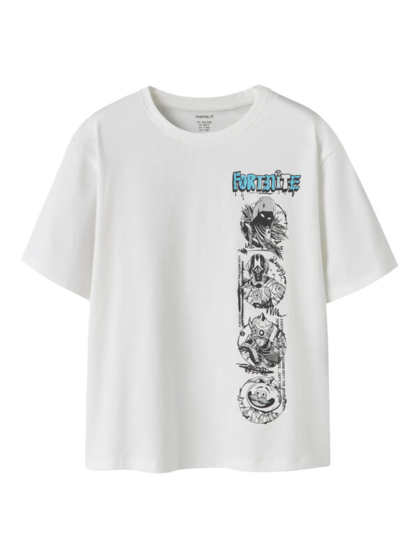 NAME IT T-shirt Mod Fortnite Bright White