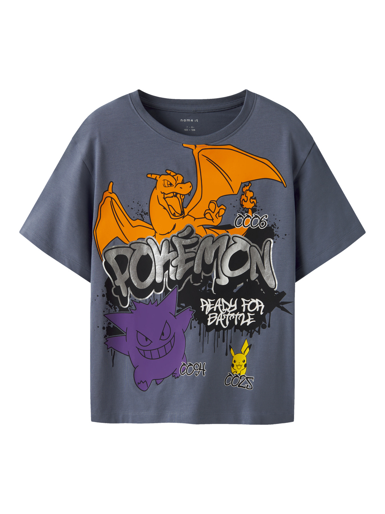 NAME IT T-shirt Nirel Pokemon Flint Stone NAME IT T-shirt Nirel Pokemon Flint Stone