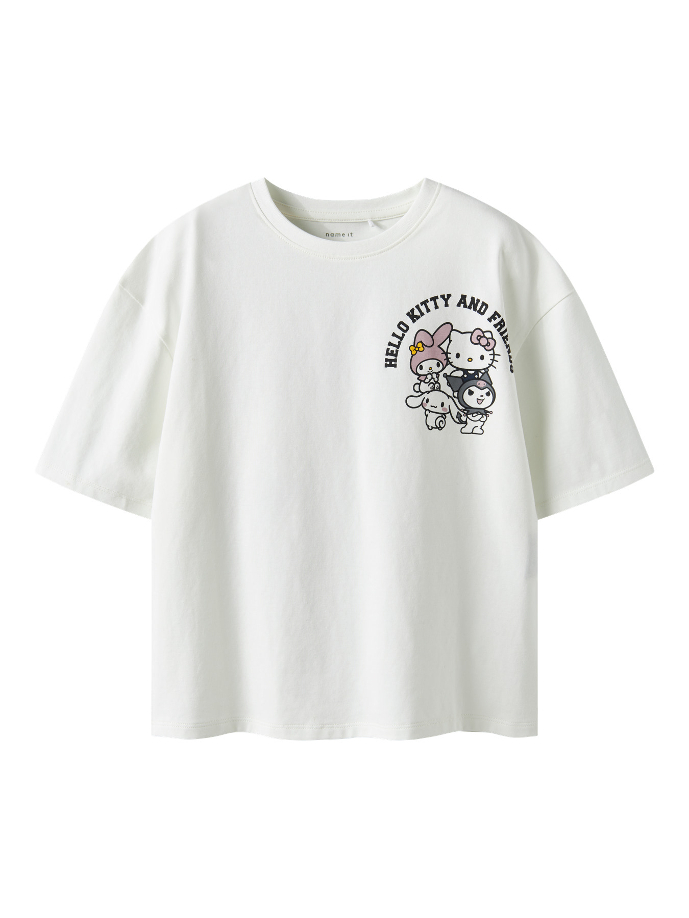 NAME IT T-shirt Oda Hellok Cloud Dancer