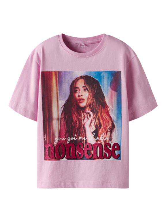 NAME IT T-shirt Odassa Icons Lilac Sachet