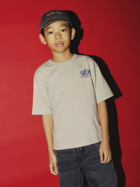 NAME IT T-shirt Ollie Box Island Fossil NAME IT T-shirt Ollie Box Island Fossil