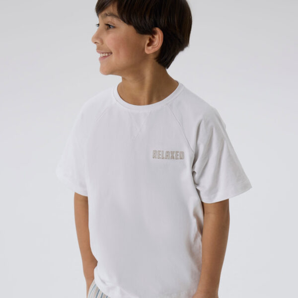 NAME IT T-shirt Rob Bright White