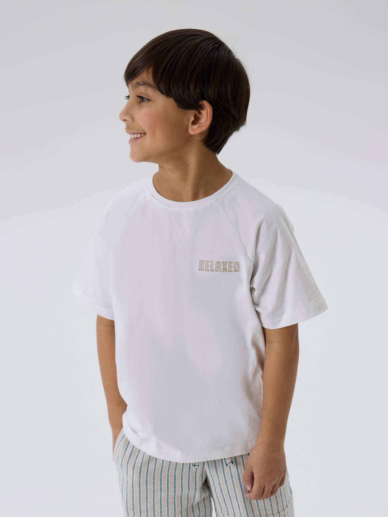 NAME IT T-shirt Rob Bright White